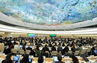 Pleno do Consello de Dereitos Humanos das Nacións Unidas (Foto: Nicolas Maeterlinck / Europa Press / Contacto).
