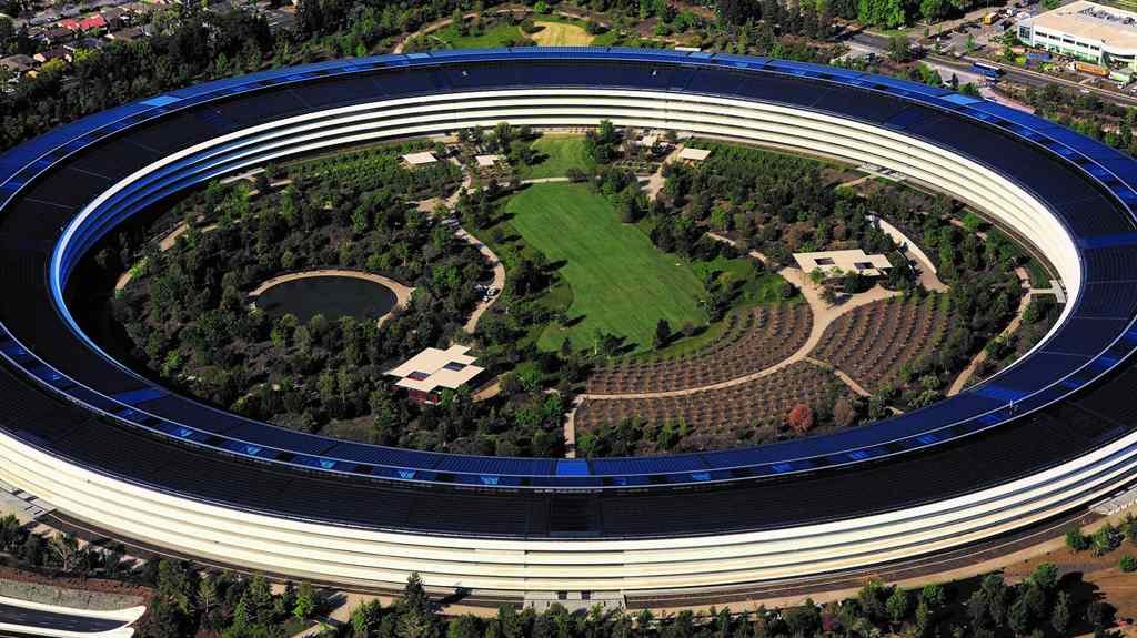 Instalacións centrais de
Apple en Cupertino, California.