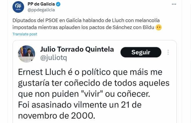 O polémico chío do PP da Galiza.