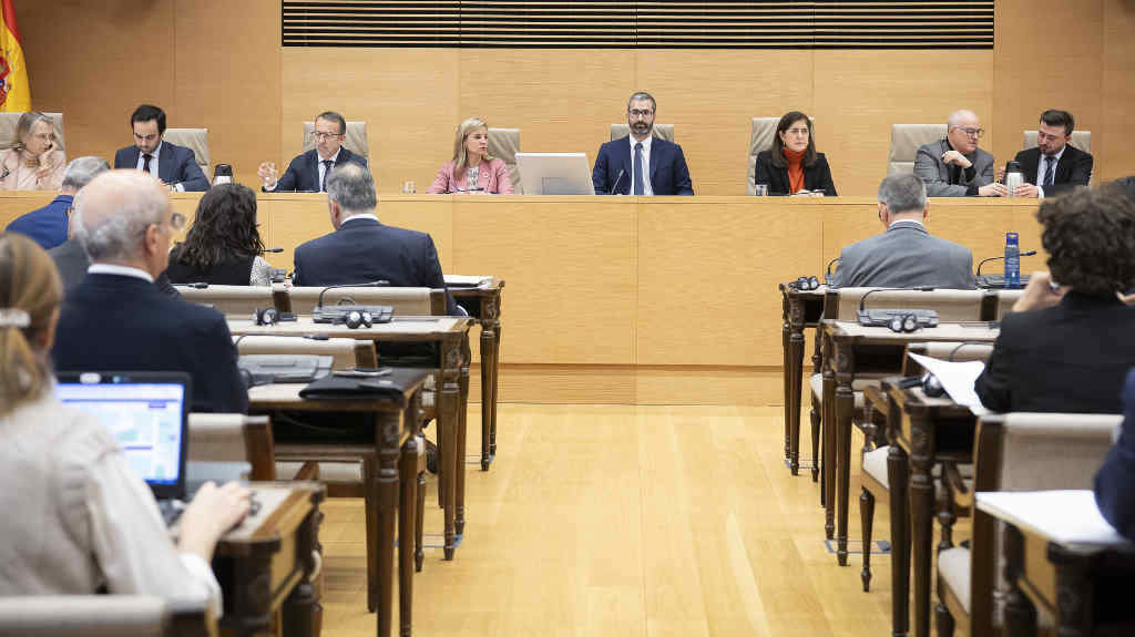 Comisión de Xustiza no Congreso español, onte. (Foto: Congreso)