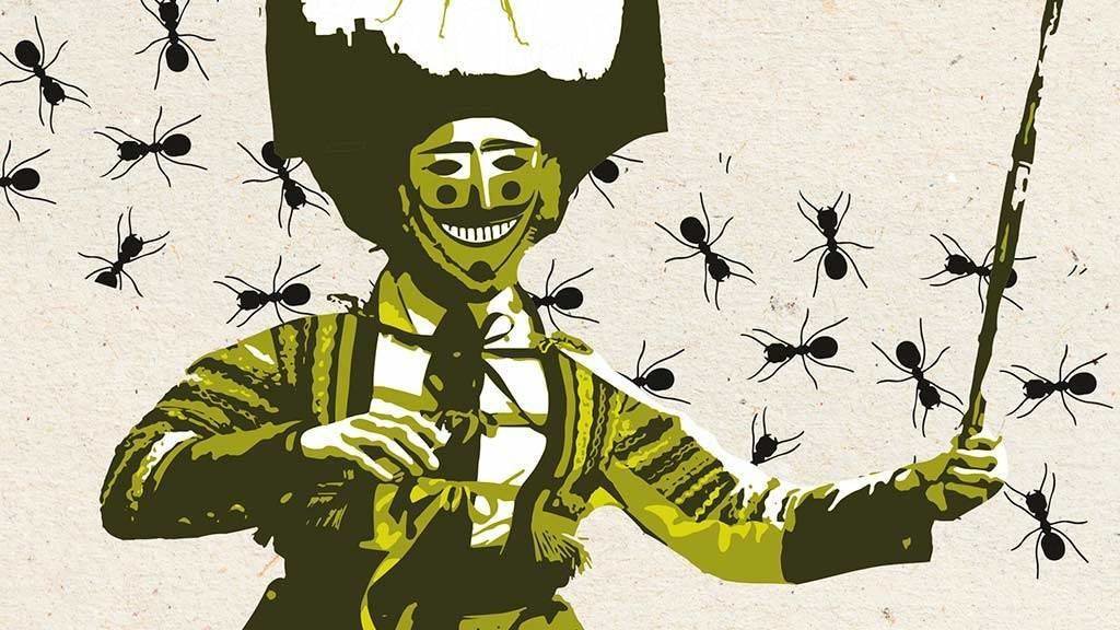 Detalle da capa do terceiro número da revista 'A formiga no carreiro', aínda á venda por todo o país.