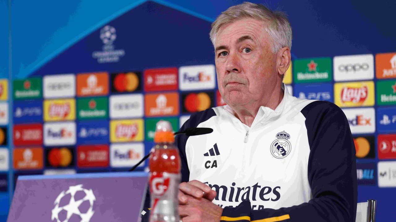 O adestrador do Real Madrid, Carlo Ancelotti (Foto: AFP7 / Europa Press).