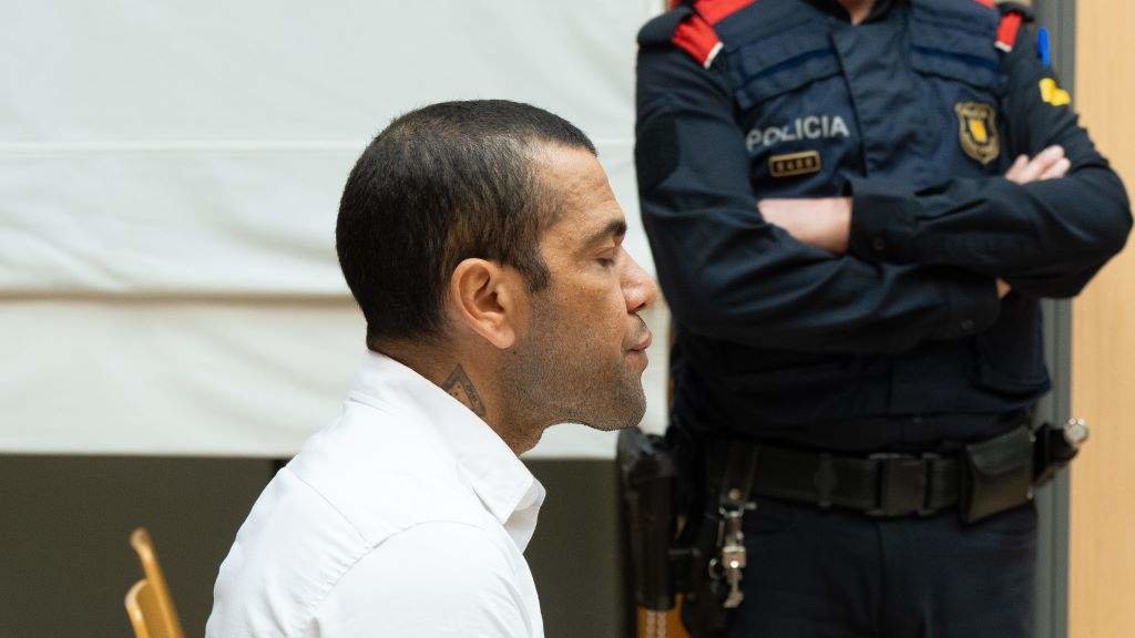 Dani Alves, durante o xuízo. (Foto: D.Zorrakino. POOL / Europa Press)