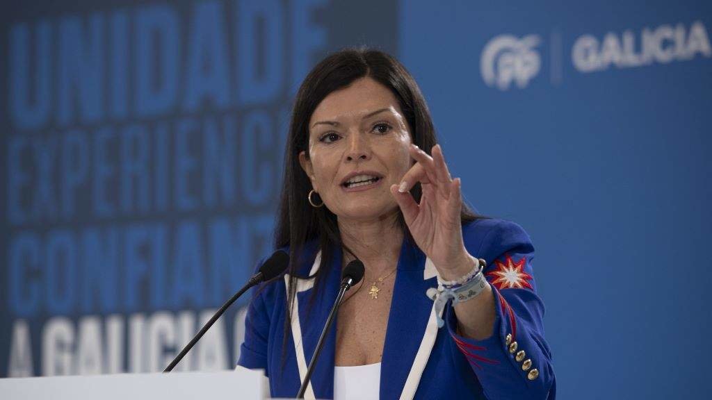 A senadora do PP e alcaldesa de Mos, Nidia Arévalo. (Foto: Adrián Irago / Europa Press)