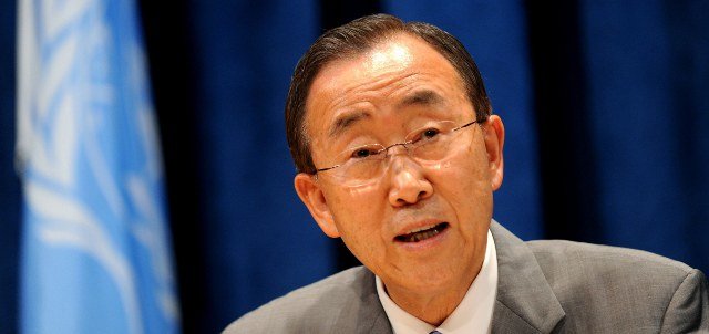 Ban-Ki-Moon, secretario xeral da ONU