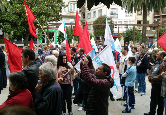Manifestación da CIG en Ribeira