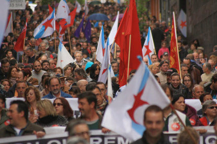 Manifestación da CIG en Ferrol (Suso Pazos)