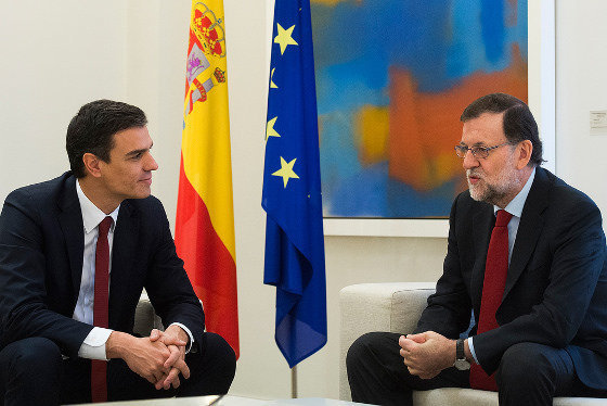 Pedro Sánchez e Rajoy_La Moncloa