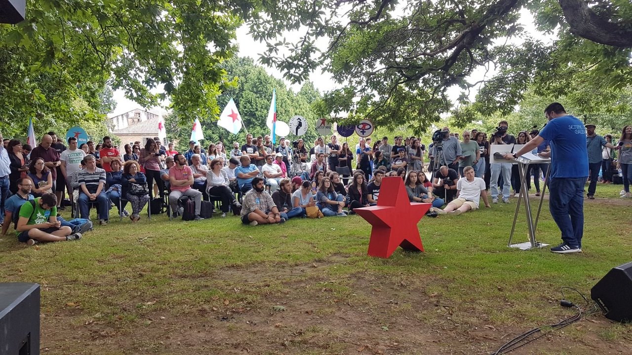 Acto Galiza Nova homenaxe Castelao e Rosalía