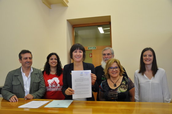 Grupo parlamentario do BNG no Rexistro do Parlamento galego