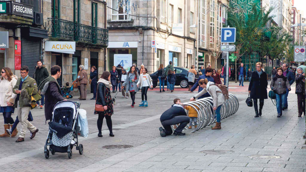 O modelo urbano de Pontevedra reduciu as emisións contaminantes (Foto: Nós Diario).