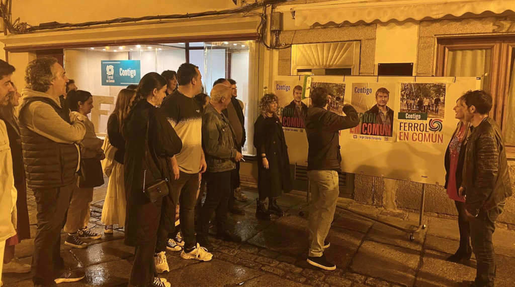 Inicio da campaña para Ferrol en Común (Foto: ferrol en Común).