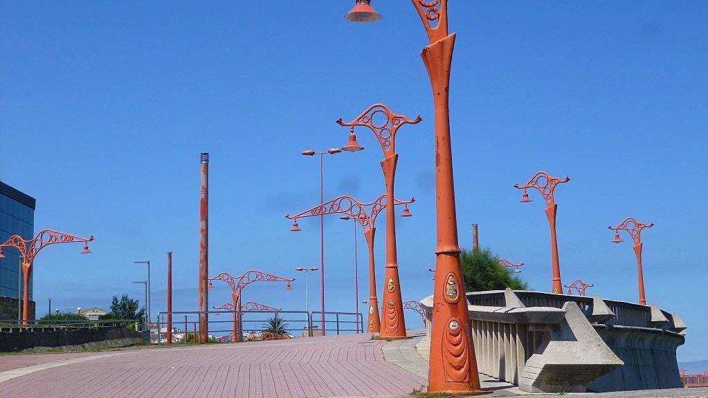 Imaxe de arquivo do paseo marítimo da Coruña.