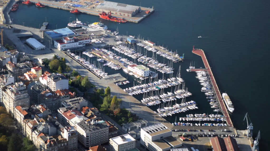 Vista do Náutico de Vigo (Foto: Turismo da Galiza).