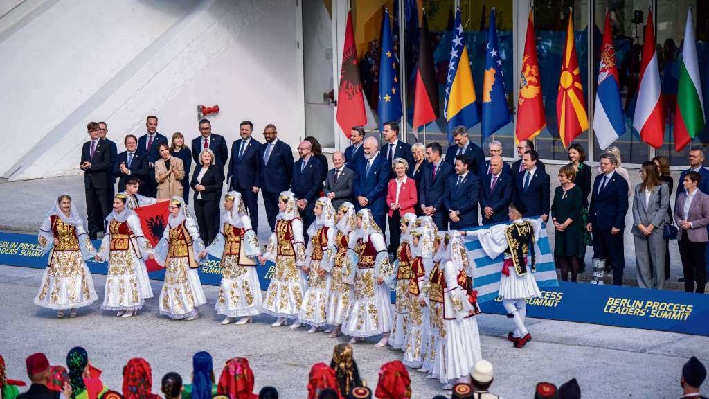 Apertura en Tirana, Albania, do cume UE-Balcáns Occidentais.