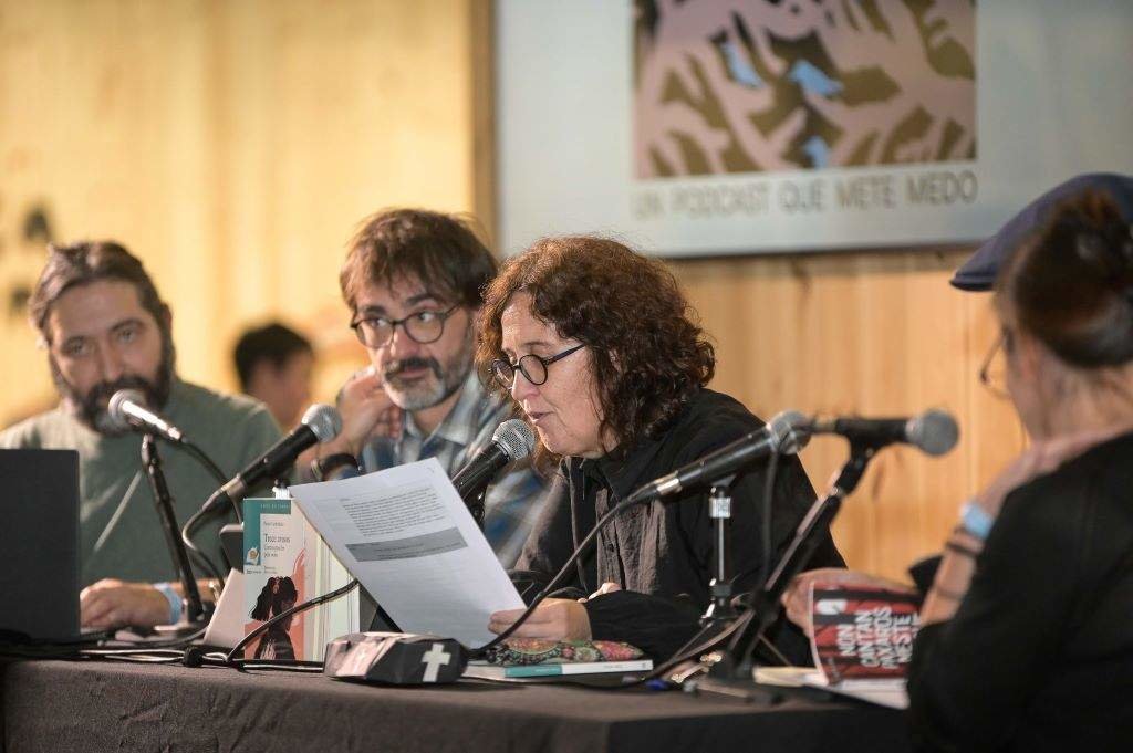 Paula Carballeira lerá o manifesto. (Foto: Moncho Fuentes)