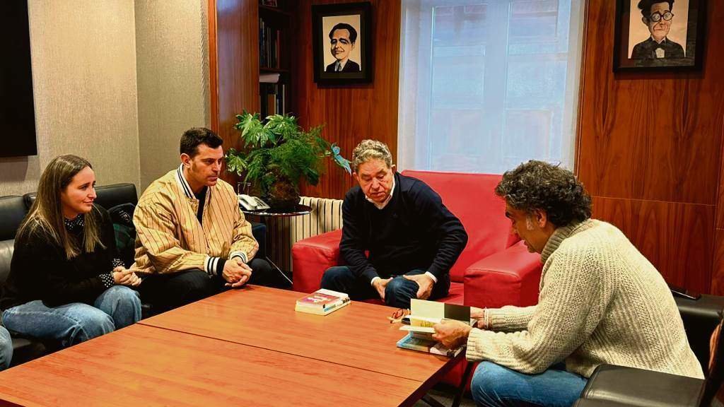 Andrea Jamardo, Lois Pérez, Fernández Lores e Demetrio Gómez.