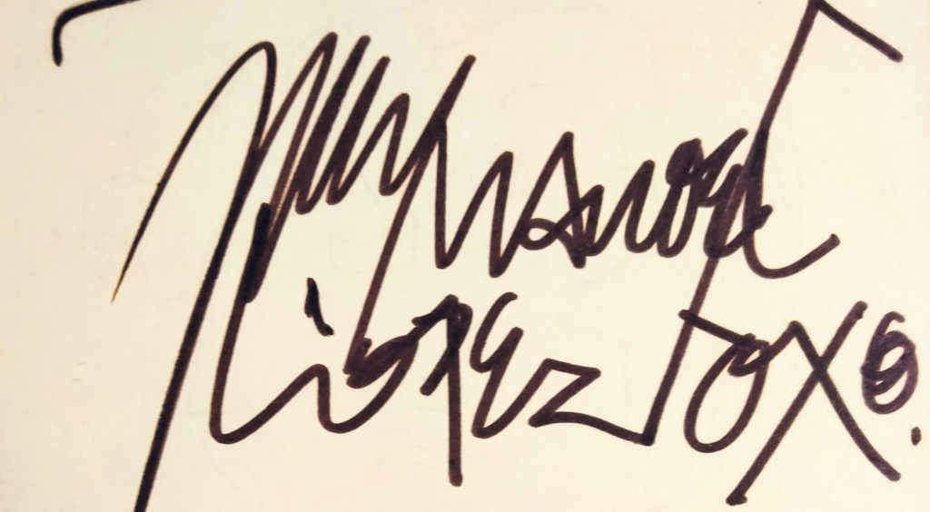 Libro asinado por Uxío Novoneyra (Foto: Manuel López Foxo).