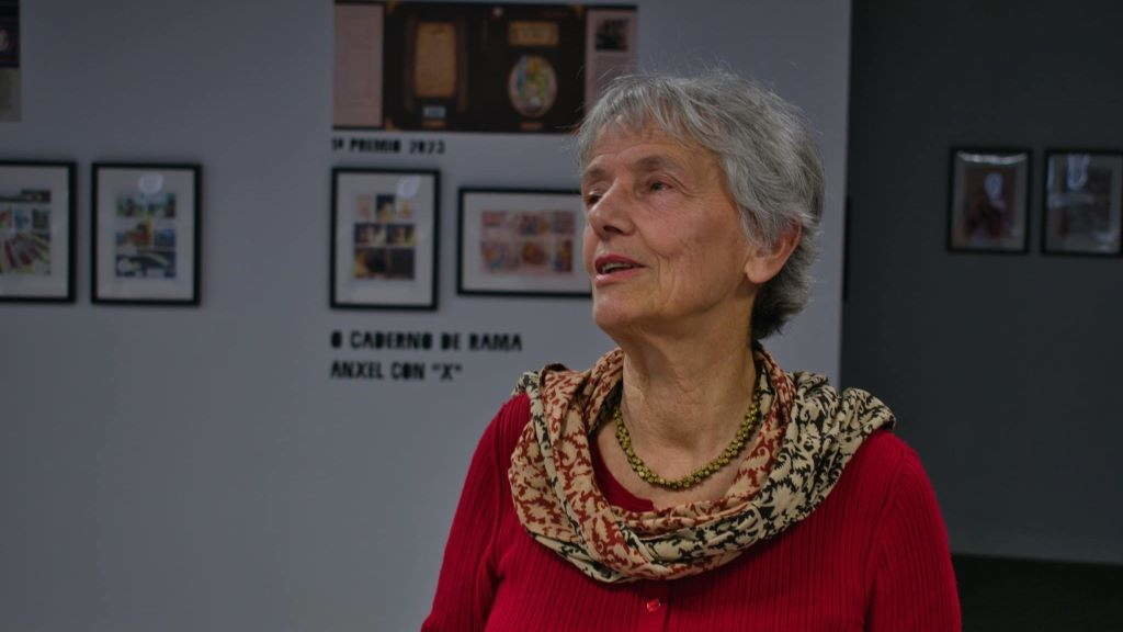 Nanina Santos foi a primeira directora de 'Andaina' e é unha das voces máis potentes da revista e do pensamento feminista galego. (Foto: Andaina).