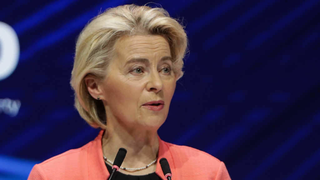 A presidenta da Comisión Europea, Ursula von der Leyen. (Foto: Grzegorz Wajda / Europa Press / Contacto)