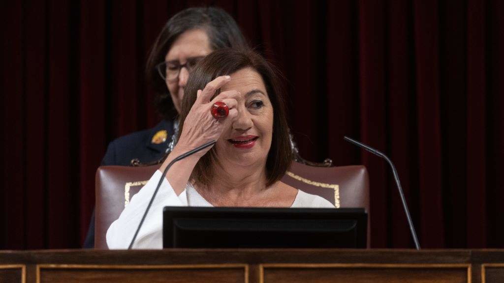 A presidente do Congreso español, Francina Armengol (Foto: Eduardo Parra / Europa Press).