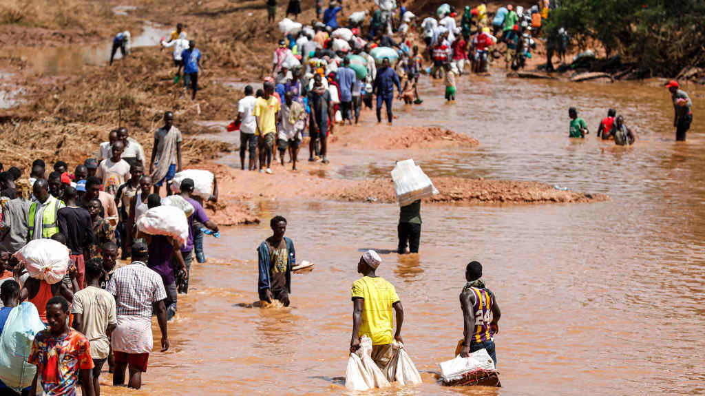 Persoas desprazadas en Kenya polas inundacións masivas. (Foto: Li Yahui / Europa Press / Contacto)