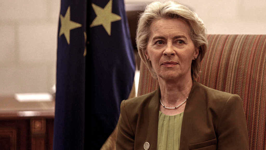 A presidenta da Comisión Europea, Ursula von der Leyen. (Marwan Naamani / DPA vía Europa Press)