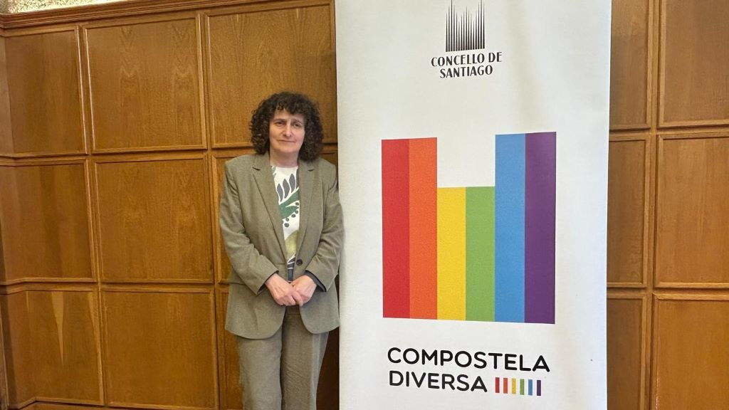 Goretti Sanmartín presentou a programación de 'Compostela Diversa'. (Foto: Nós Diario).