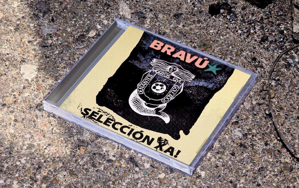 'Selección xa!', disco que acompañou o primeiro número da revista 'Bravú', en defensa dunha selección de fútbol galega. (Foto: Nós Diario)