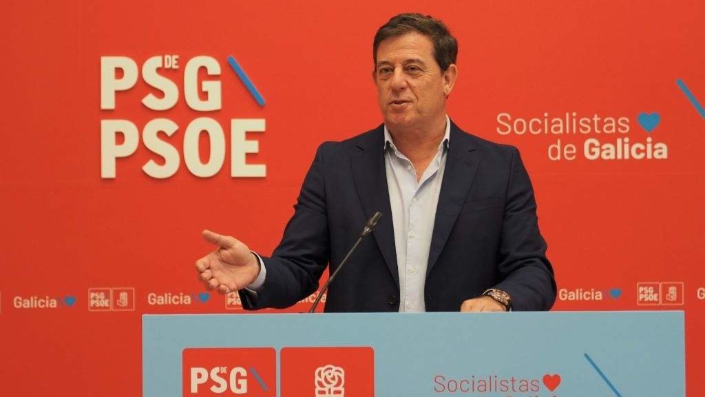 O secretario xeral do PSdeG, José Ramón Gómez Besteiro. (Foto: Nós Diario).