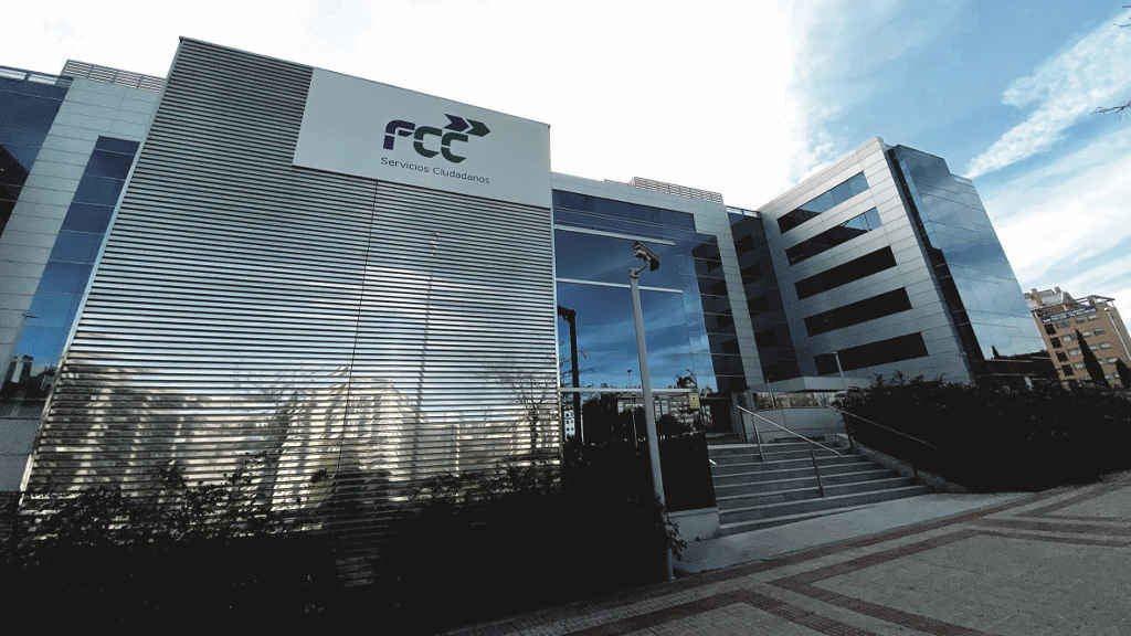 Sede central de 'Fomentos, Construcciones y Contratas' (FCC) en Madrid, unha das empresas que captaron fondos na Galiza (Foto: FCC).