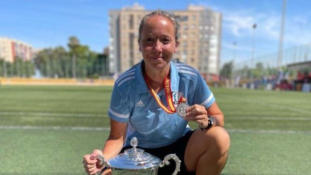 Vicky Vázquez, nova adestradora do Celta. (Foto: @Vicky_vk4)