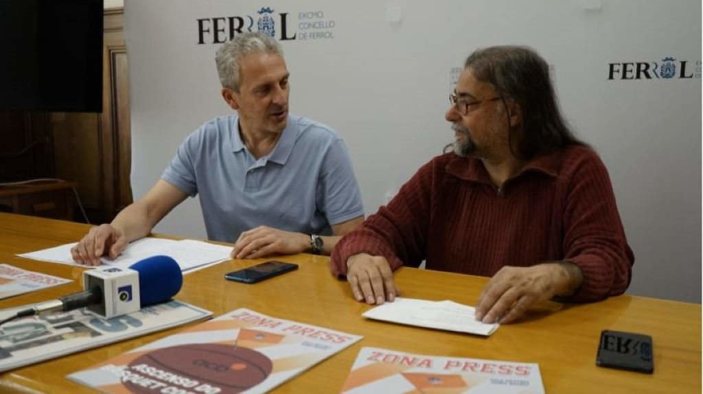 Ricardo Aldrey e Óscar Losada. (Foto: Concello de Ferrol).