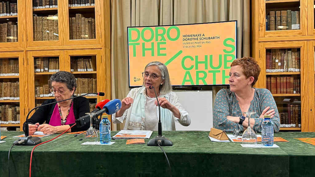 Rosario Álvarez, Concha Losada e Elisa Fernández (foto: Europa Press).
