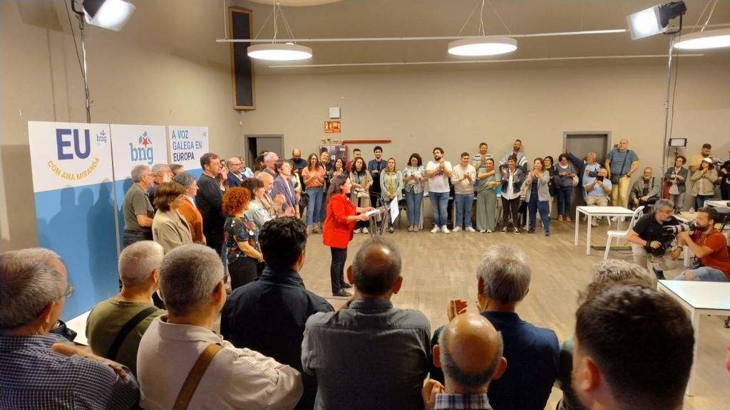 Ana Miranda valora os resultados electorais após conseguir o escano para o BNG. (Foto: Nós Diario)