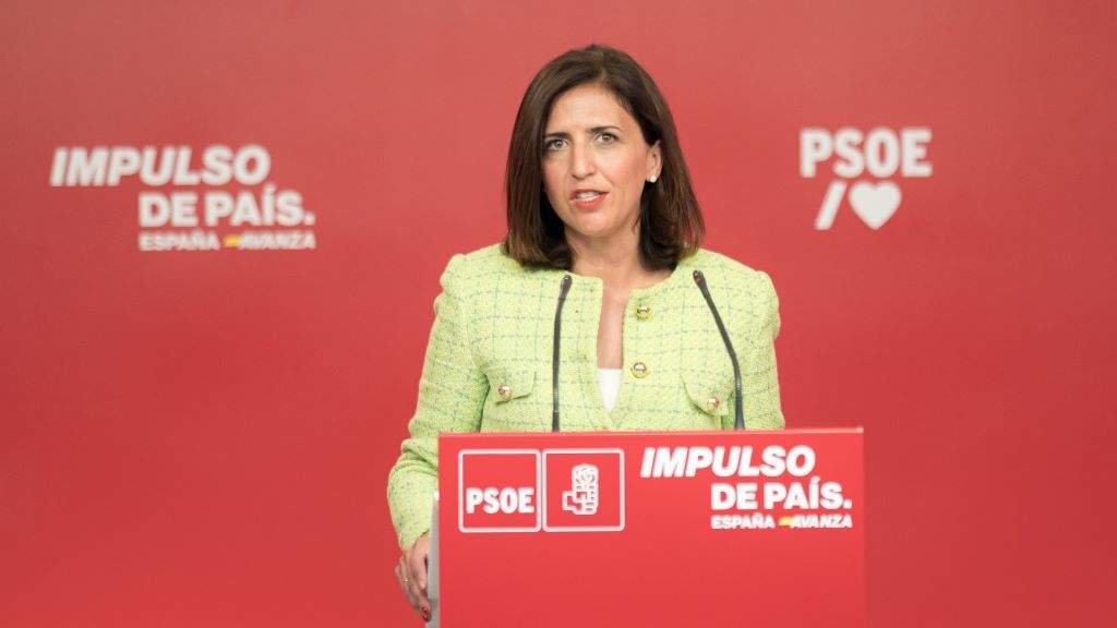 A portavoz do PSOE, Esther Peña (Foto: Diego Radamés / Europa Press).