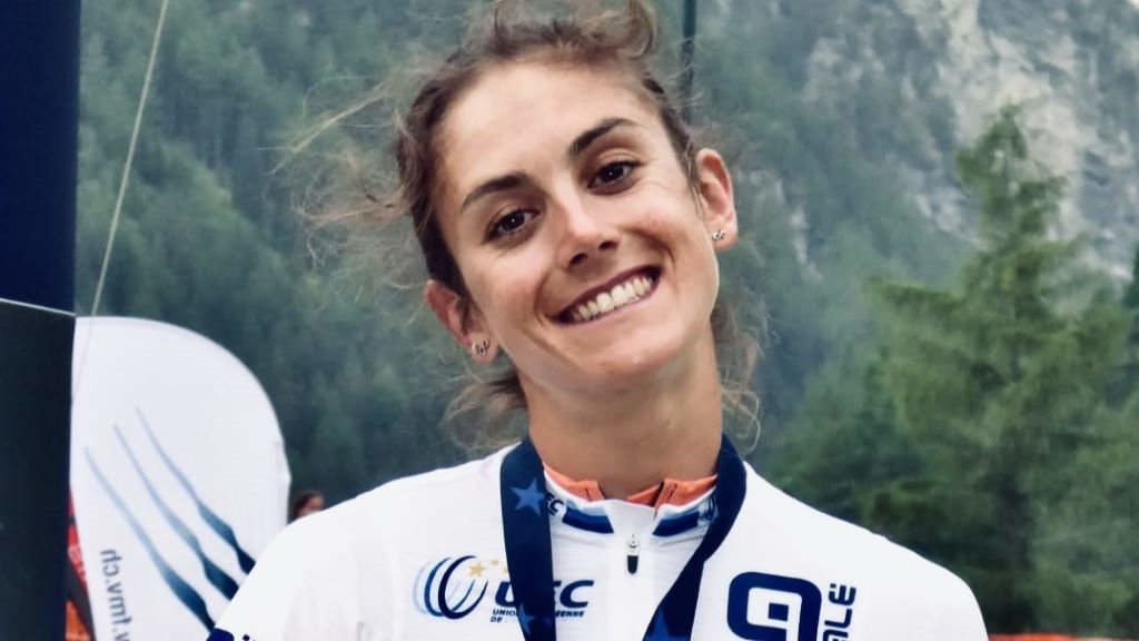 A ciclista Natalia Fischer. (Foto: SCS).