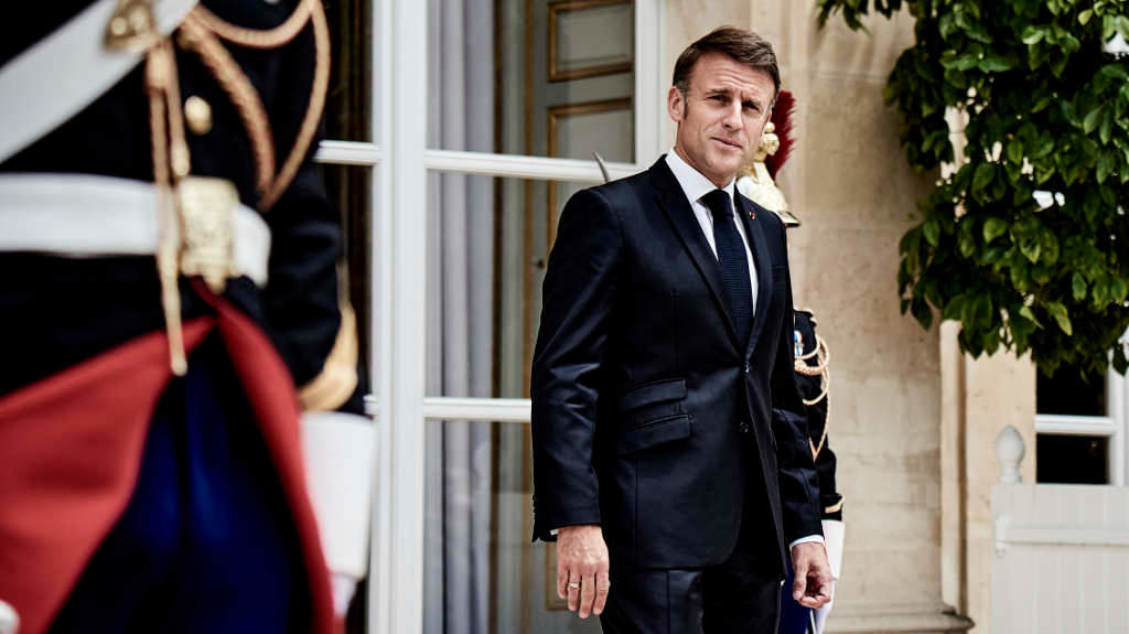 O presidente francés, Emmanuel Macron, a pasada semana no Palacio do Elisio.
(Foto: Antonin Burat / Le Pictorium vía Z / DPA vía Europa Press)
