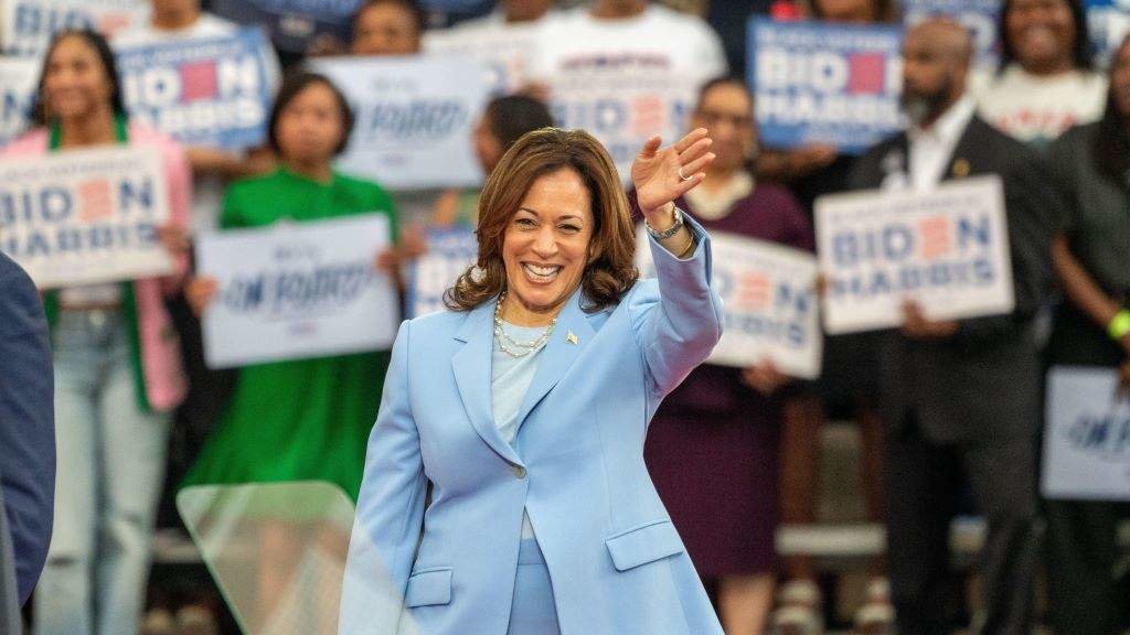 A vicepresidenta dos EUA, Kamala Harris, nun acto recente de campaña en Filadelfia. (Foto: Ricky Fitchett / ZUMA Press Wire / d / DPA vía Europa Press)