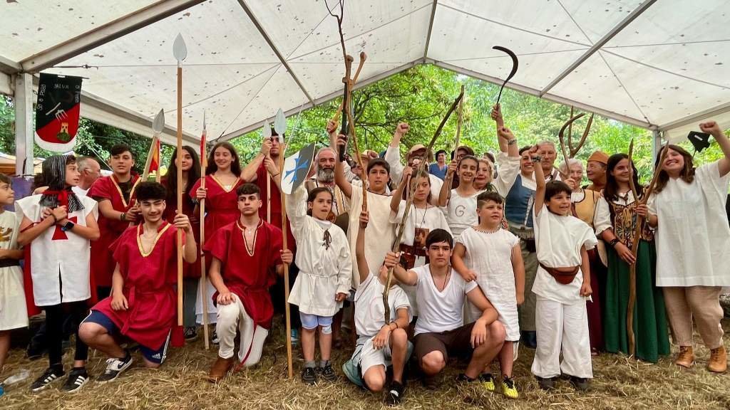 Participantes na edición da Festa Guímara do ano pasado. (Foto: Concello da Pobra do Brollón)