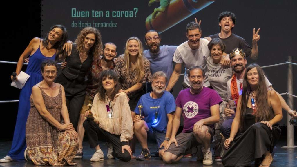 Foto de familia do Torneo de Dramaturxia.