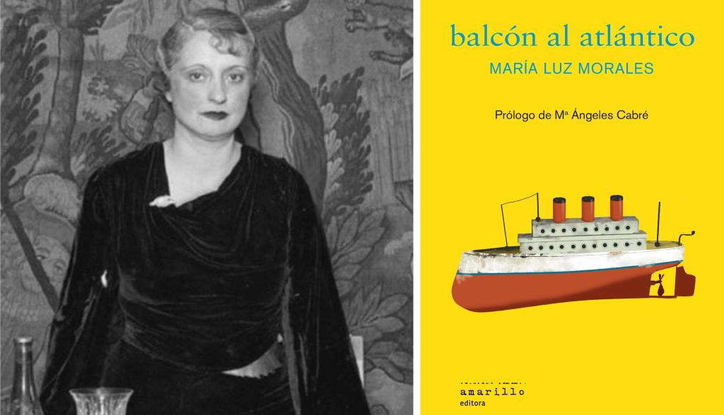 María Luz Morales escribiu 'Balcón al Atlántico', unha novela editada agora por Amarillo Editora. (Foto: Amarillo Editoria).