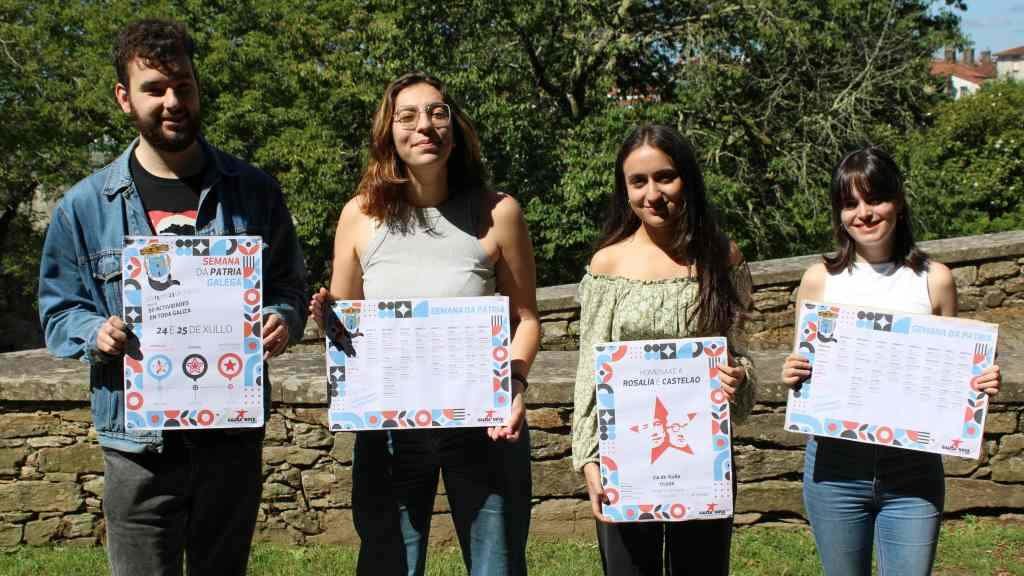 Manuel Agra, Marta Gómez, Alba Quiroga e Susana Sánchez (Foto: Nós Diario).