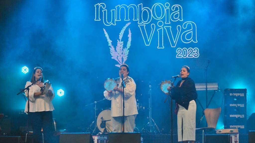 Lambe Lambe traendo a súa música á primeira edición do Rumboia Viva, en 2023. (Foto: Festival Rumboia Viva)