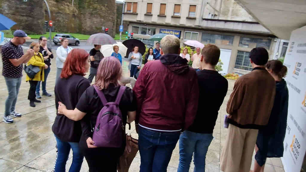 Concentración de Stop Suicidio Galiza en Lugo (Foto: Nós Diario).
