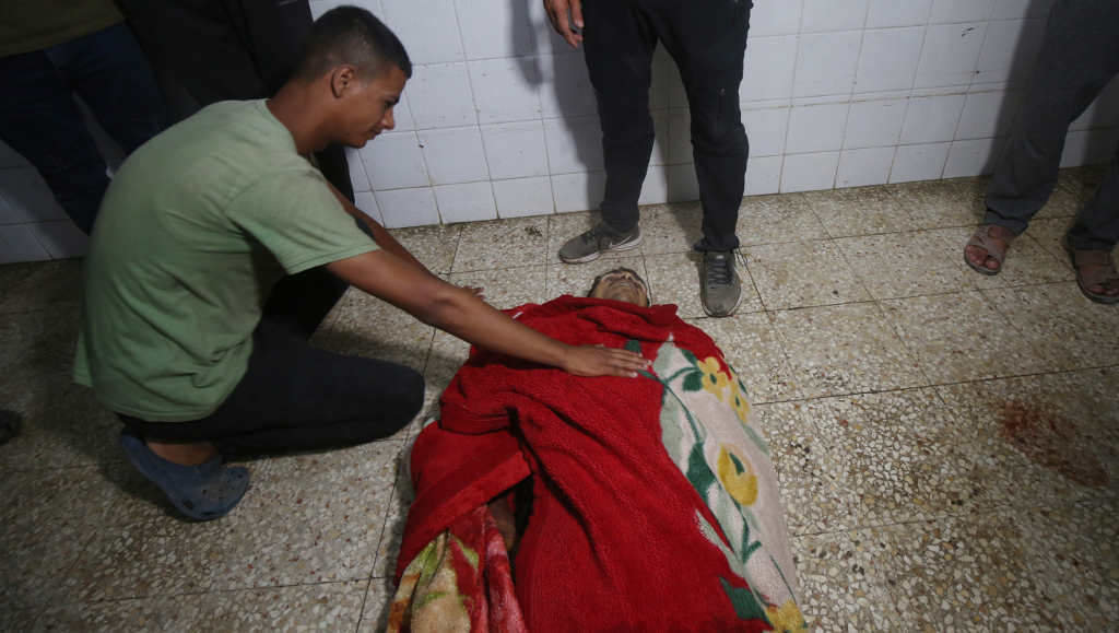 Despedida a segunda feira a unha vítima de Israel en Gaza. (Foto: Ali Hamad / Zuma Press / ContactoPhoto)