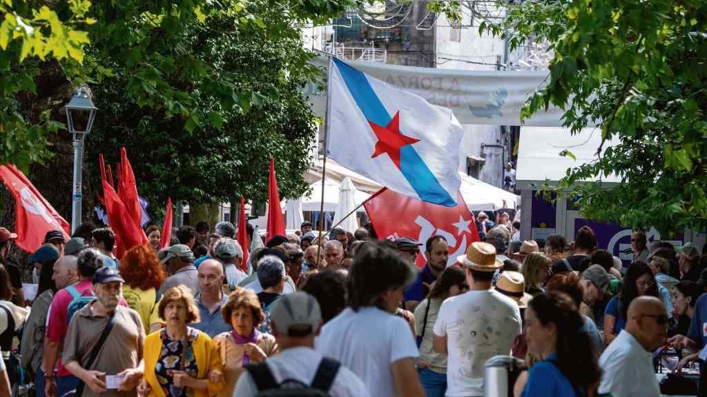 Manifestación polo Día da Patria Galega, o pasado 25 de xullo. (Foto: Arxina)