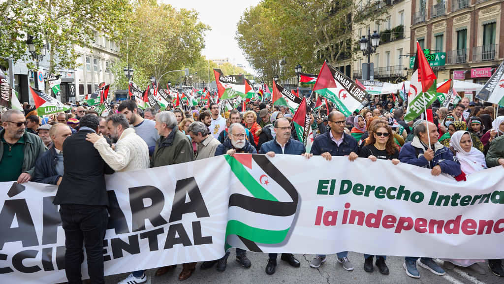 Protesta a favor do Sáhara en Madrid nunha imaxe de arquivo. (Foto: Jesús Hellín / Europa Press)