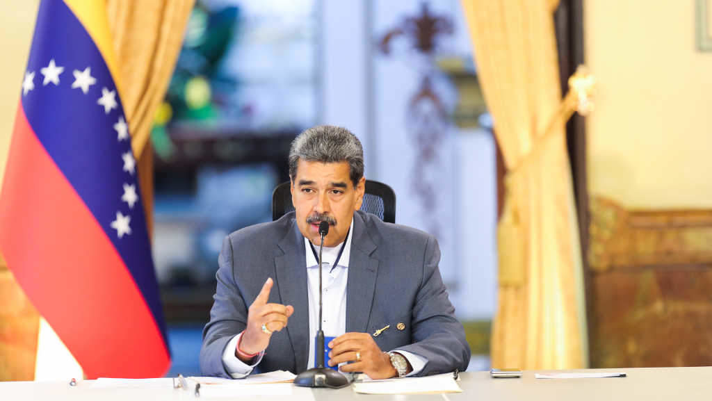 N. Maduro a terza feira. (Foto: Marcelo Garcia / Prensa Miraflores / DPA vía Europa Press)