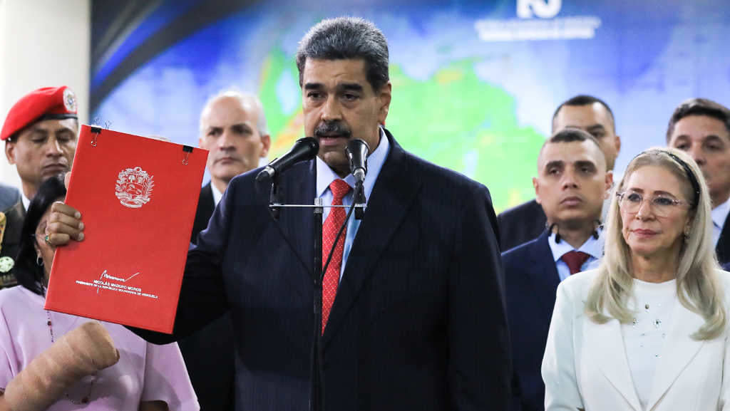 Nicolás Maduro, presidente de Venezuela, a cuarta feira. (Foto: Jhonn Zerpa / Prensa Miraflores / d / DPA vía Europa Press)